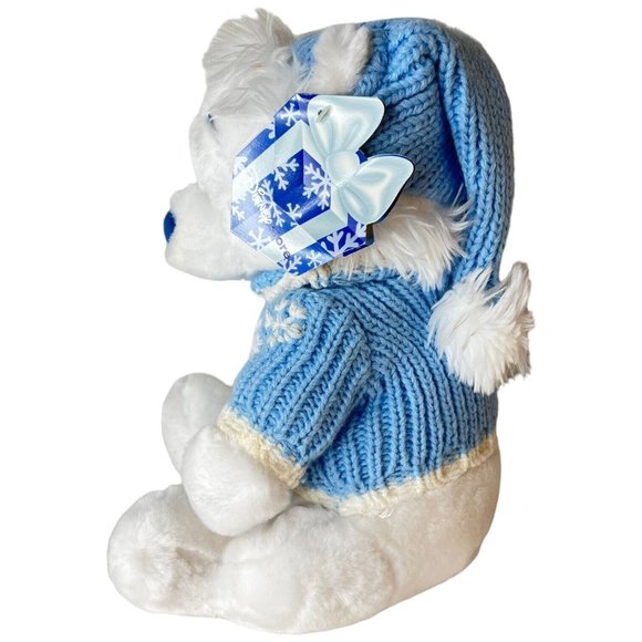 Winnie The Pooh And Eeyore Plush Snowflake Pals Disney Store Exclusive White - Picture 4 of 16